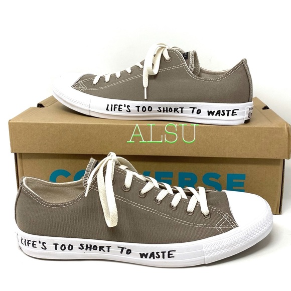 Converse Ctas Low Top Canvas Mason Taupe Men Sneak - Picture 3 of 10